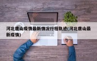 河北唐山疫情最新情况行程轨迹(河北唐山最新疫情)